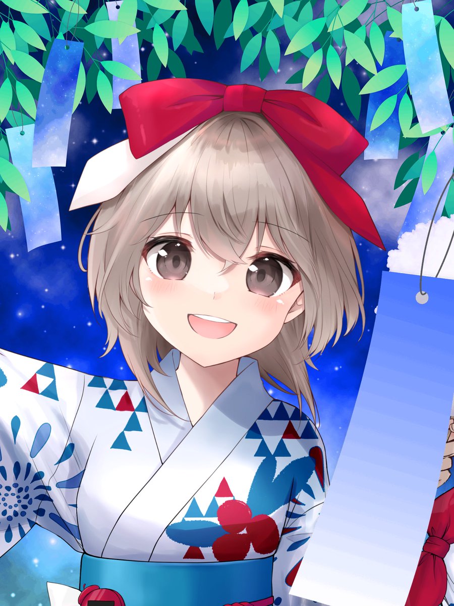 18momoha's tweet photo. おはももは~♪
今日もどんより曇り空の上富田ですっ☁️

さてさて今日は七夕ですよーっ🎋✨
皆さんお願いごとは決めましたか？
私の願いはただ一つ上富田名前をたくさんの人に知ってもらうことっ！！

今日もがんばるぞー！おー！
#おはようVTuber https://t.co/gh3LxB8NZJ