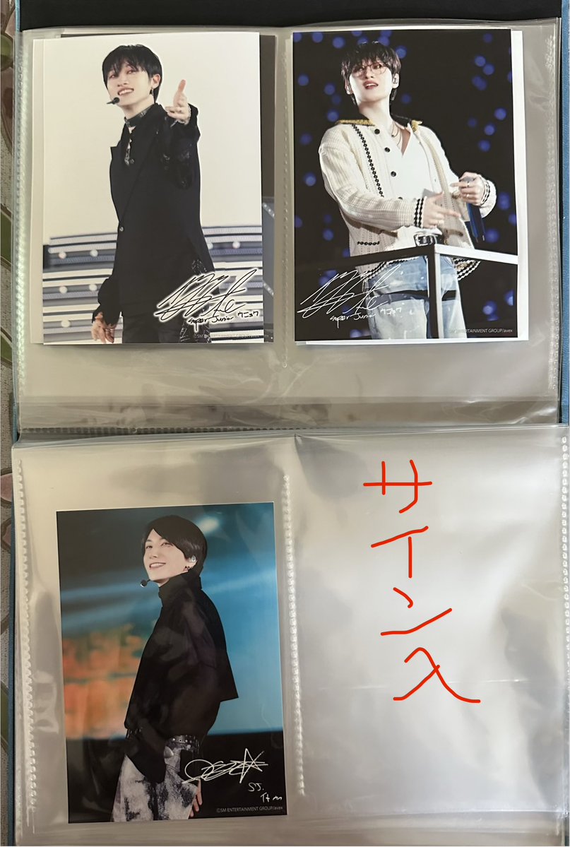 heenim_kaorin's tweet photo. SUPER JUNIOR スジュ セブンイレブン ランダム ブロマイド 第2弾
L版サイン入り同士

譲：画像 1枚目 イトゥク、ウニョク2種

求：画像2枚目 ヒチョル2種

☆普通郵便での交換希望です📮
どうぞお気軽にお声がけお待ちしております🙇‍♀️ https://t.co/7dwGatD5v7