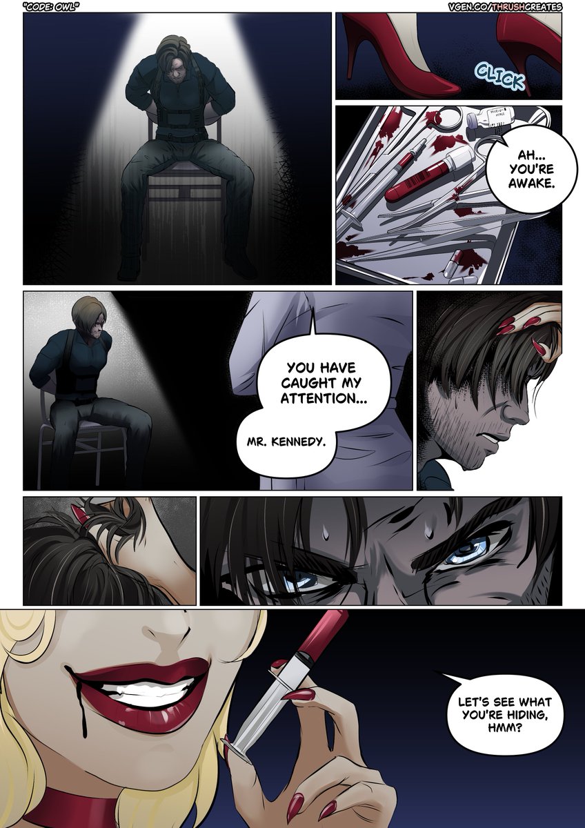 CornerQueenOwl's tweet photo. Commissioning @ThrushCreates for this Leon comic piece was the best decision ever!! I love @ResidentEvil games and storyline and freaking adore @Nik_apostolides for all his work. (blame Gideon for this)
#LeonKennedy #ResidentEvilㅤ #CommArt https://t.co/JWUDQMT9bV