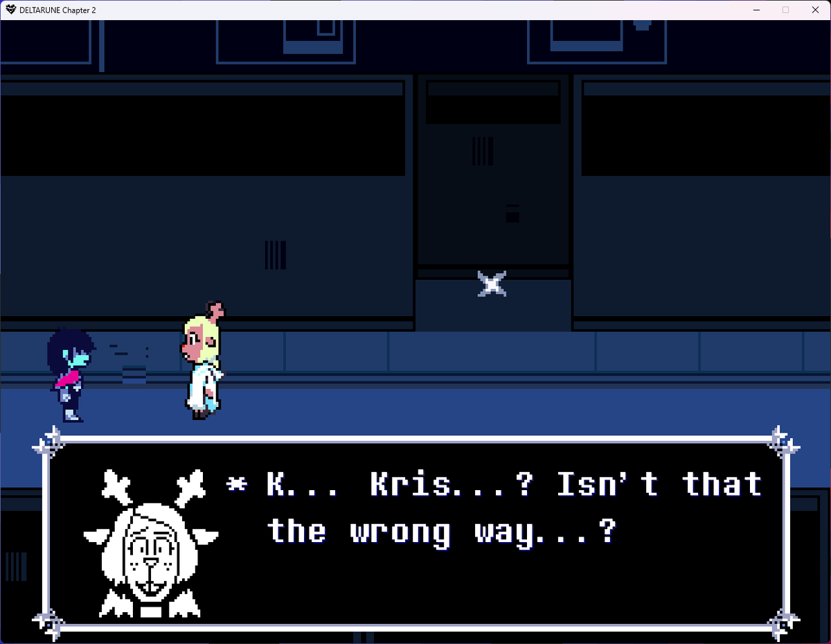 aceofdarts68's tweet photo. I'm sorry little one. You're in save 3. #deltarune https://t.co/WWY469GKsU