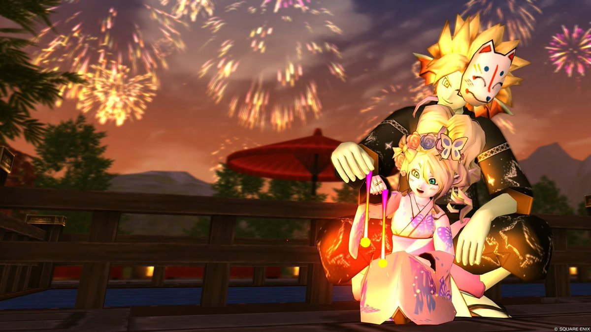 Rea_dqx's tweet photo. 今年は七夕イベントが無かったのでスタジオで撮影会🎋✩
和風の街並みがとても素敵でした☺️✨
#ここらた偽 https://t.co/gzNjQLBpwB
