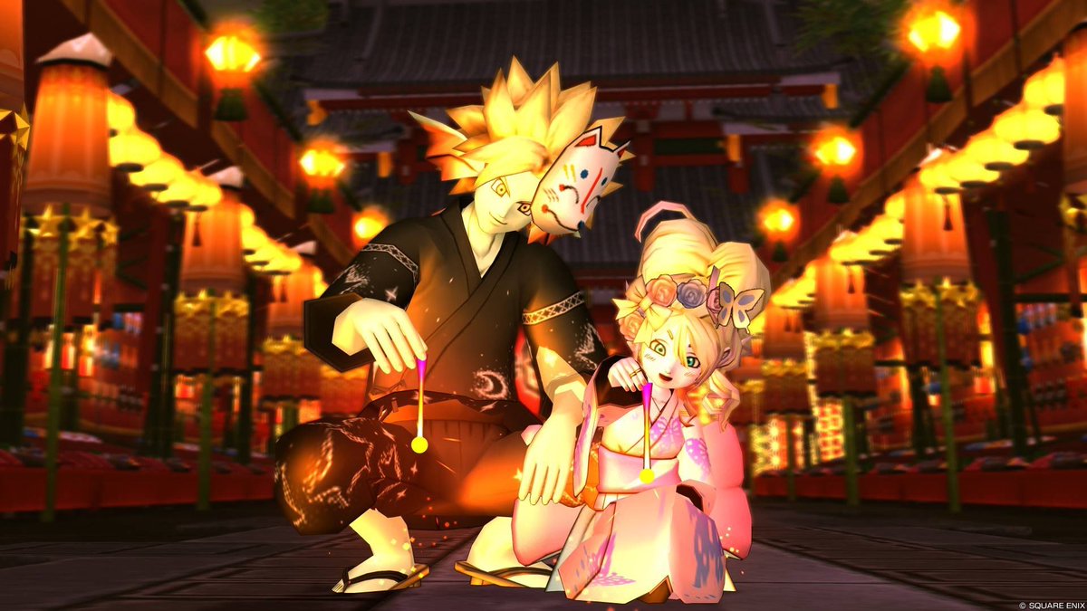 Rea_dqx's tweet photo. 今年は七夕イベントが無かったのでスタジオで撮影会🎋✩
和風の街並みがとても素敵でした☺️✨
#ここらた偽 https://t.co/gzNjQLBpwB