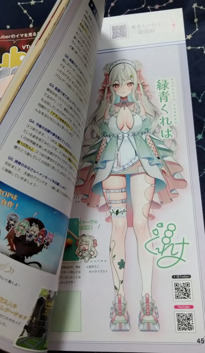 Vtuberスタイル買いました。 特集ページどこか探してパラパラめくって