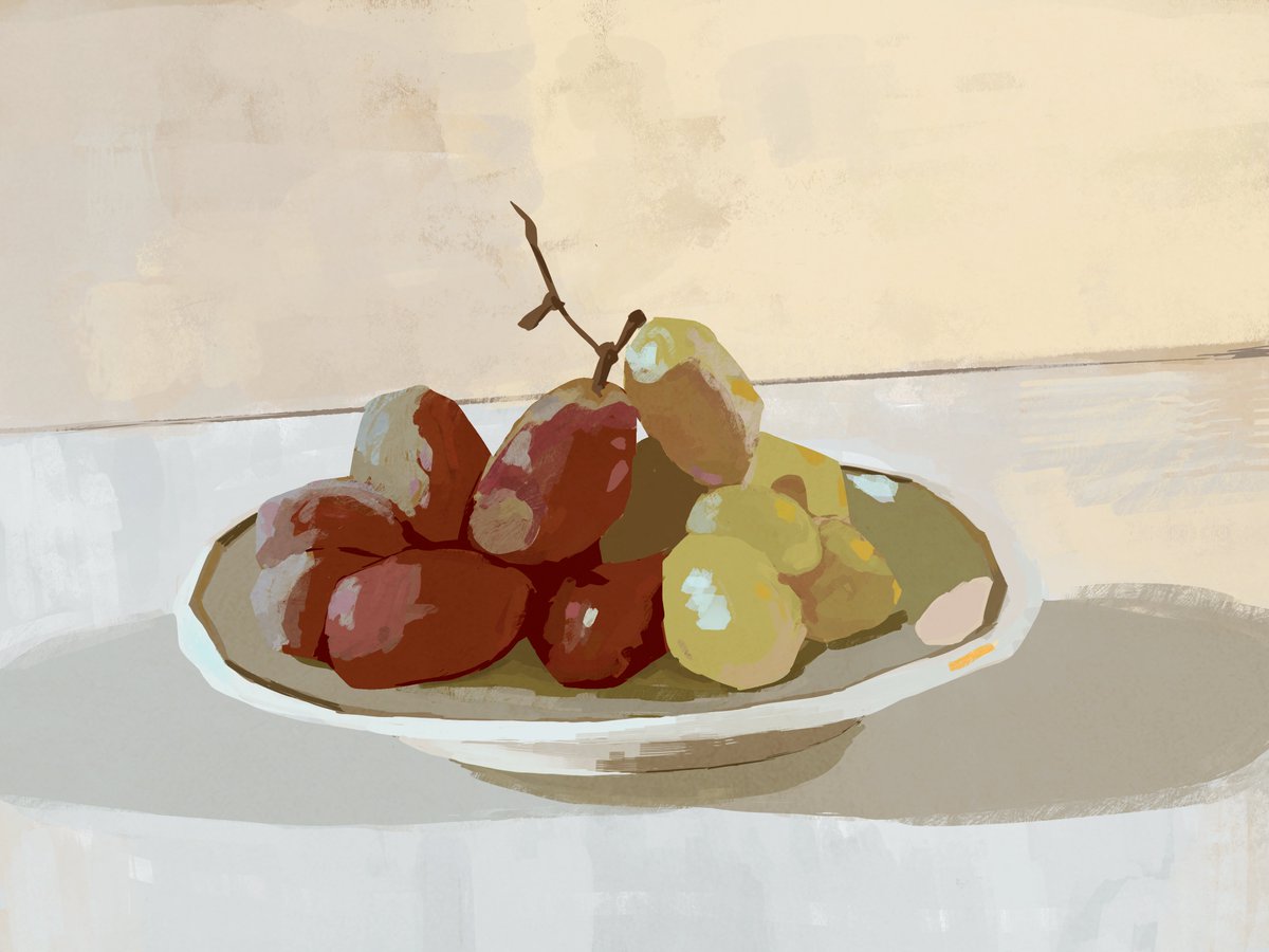 KAN7K5's tweet photo. still life 
（デジタルスケッチ入門より）
#sketch #stilllifepainting https://t.co/WHs445Ugcb