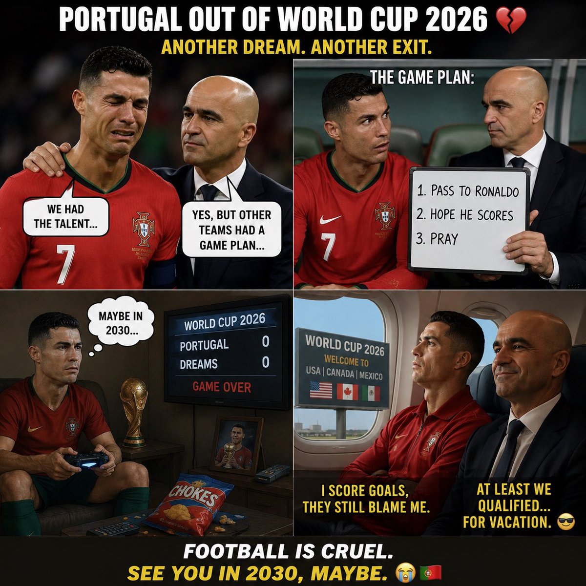 alamuekun's tweet photo. Ronaldo and Robert Martinez have plans https://t.co/22SeVV7IS1