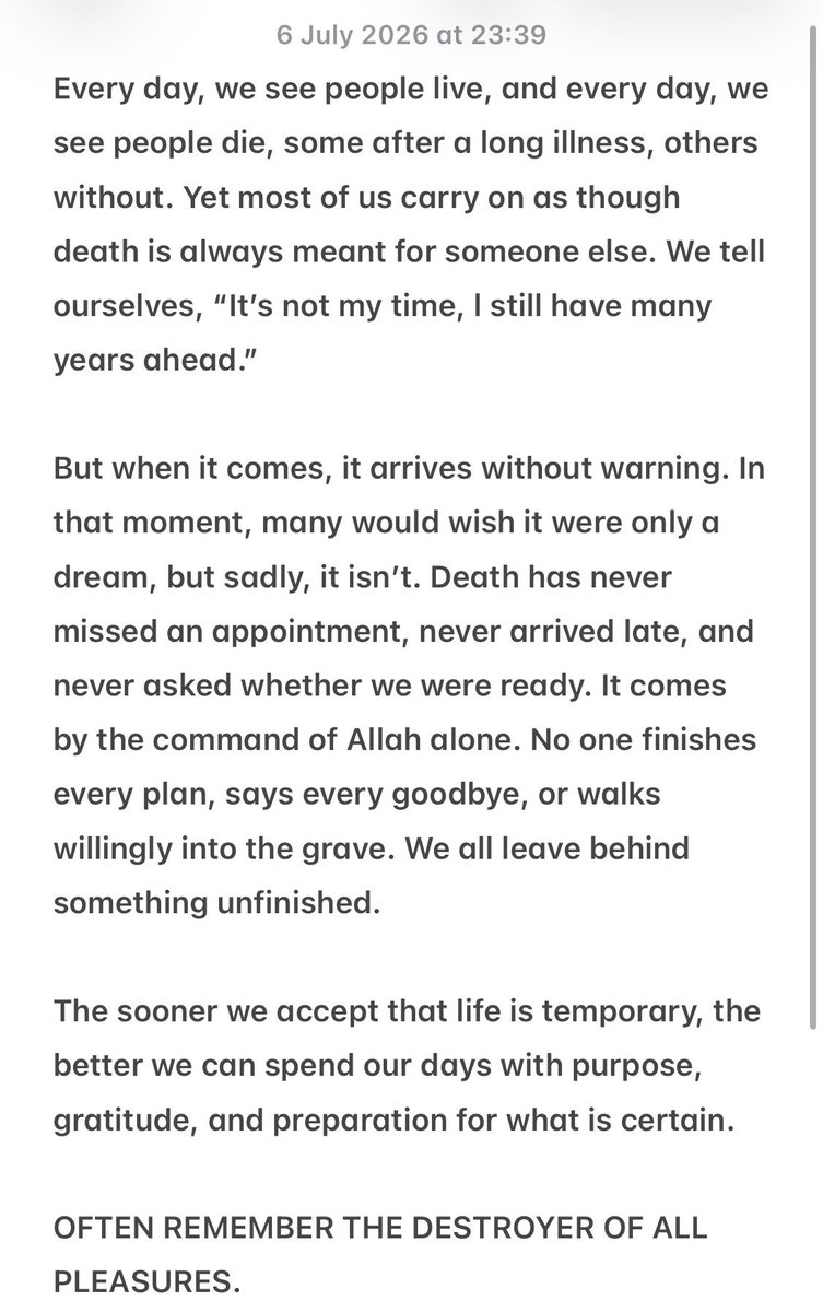 abba_rafi's tweet photo. The death of your friend should be a lesson to you. https://t.co/TOEpehd5mD