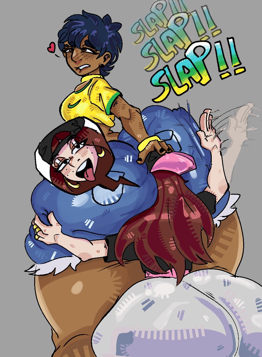 Shine_Bobox's tweet photo. @Iketheweirdo Commission for a cutie! Jess and Azalea in their Brazilian outfits!

#fart #gassy https://t.co/izBBuYKekO