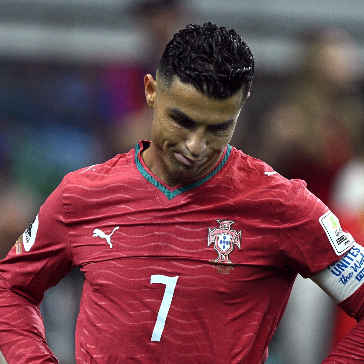 centregoals's tweet photo. 🚨🚨🎙️| Cristiano Ronaldo: “I’m sad now after being eliminated like this… but I gave it all, my very best.

I’m leaving with clear coscience. Sometimes you win, sometimes you lose.

Tomorrow is a new day and life goes on." https://t.co/ly08brgXYD