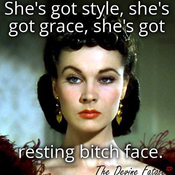CandyCiggy's tweet photo. @kat_maryb No, you look too friendly! You need more of a scowl like Scarlett! https://t.co/s8Dec4J96I