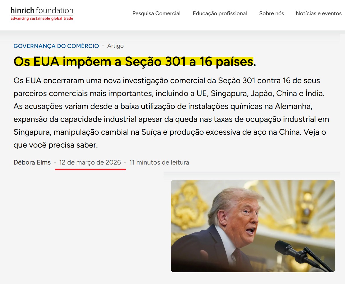 Sericsal10's tweet photo. As tarifas dos EUA não surgiram porque Eduardo ou Flávio Bolsonaro "pediram". Elas decorrem da investigação da Seção 301, iniciada em 15 de julho de 2025, sobre censura, insegurança jurídica, desmatamento, violação de direitos humanos e outras práticas do governo Lula consideradas prejudiciais aos interesses americanos. 

O objetivo é forçar mudanças, e o Brasil pode negociar para evitá-las. Se isso não ocorre, é porque o governo parece preferir explorar eleitoralmente a narrativa de "soberania ameaçada" a buscar uma solução para o problema.

Como PTista é burro ou mau-carater, só para esclarecer qdo em jul de 2025 os EUA aplicaram 50% de tarifas foi uma "decisão pessoal e estratégica do Trump" e não pq Eduardo e PF pediram. Eduardo e PF pediram SANÇÕES contra autoridades e não tarifas. Agora as tarifas de 25% são consequência da investigação da Seção 301 e Flávio está pedindo para que não sejam aplicadas. 

Só para constar e lançar por terra essa vitimização PTista, a Seção 301 já foi usada contra China, União Européia, Japão e outros países.