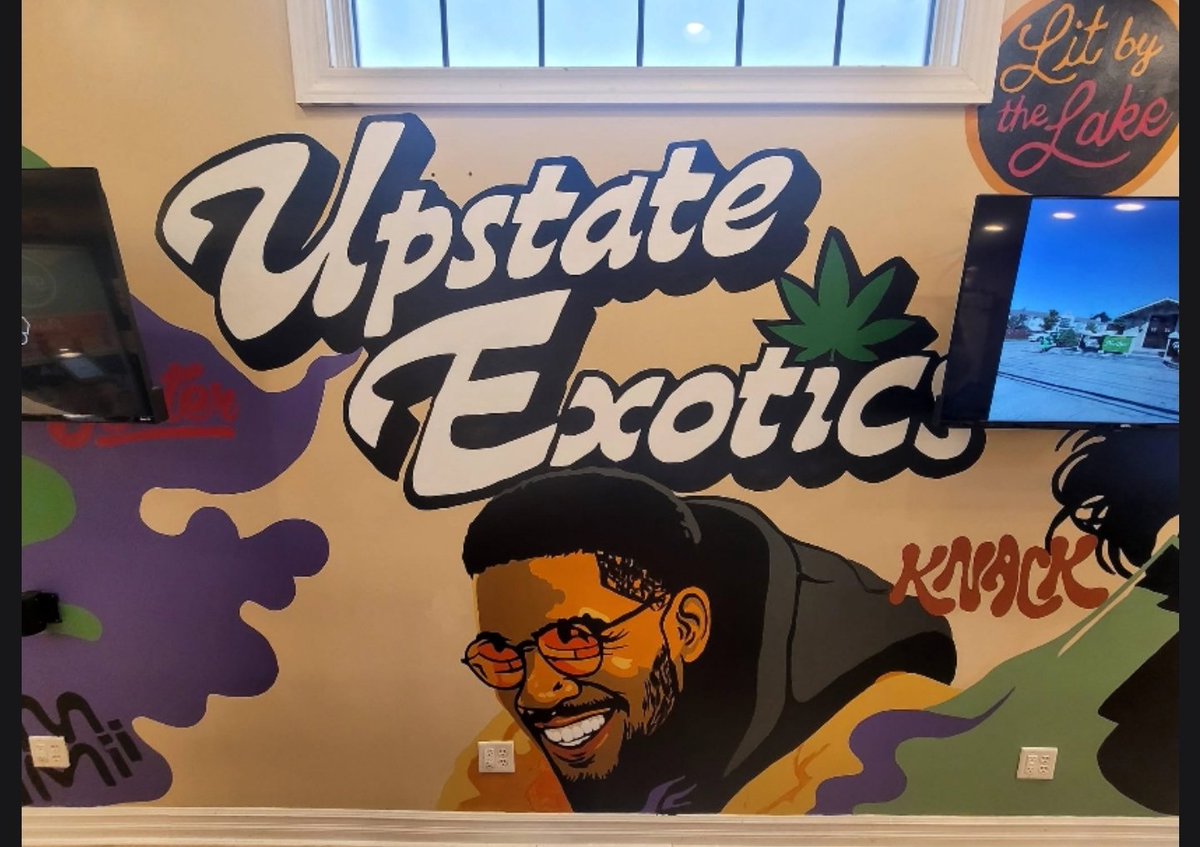 OneLow_'s tweet photo. @KiDCuDi has a portrait in my local shop https://t.co/l7nUcWQSoB