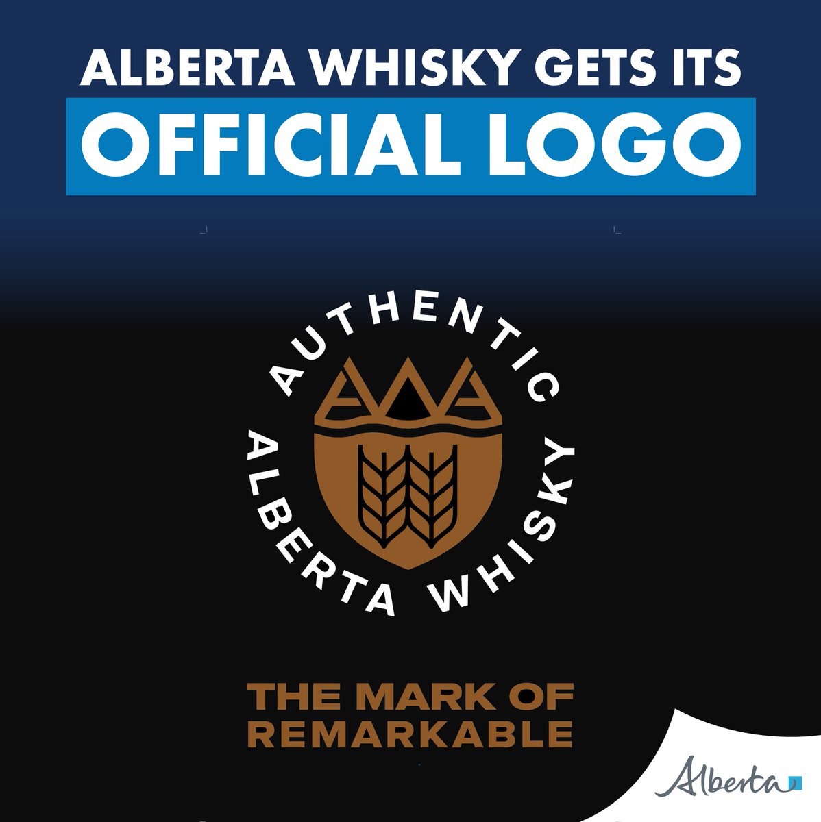 DaleNally_AB's tweet photo. Across Alberta, distillers are turning local ingredients into something we can all be proud of. 

The new Alberta Whisky logo helps tell that story by giving whisky drinkers a trusted way to identify the world-class quality and craftsmanship behind every bottle. 

Cheers to the distillers, farmers and entrepreneurs that make Alberta Whisky truly remarkable! 🥃