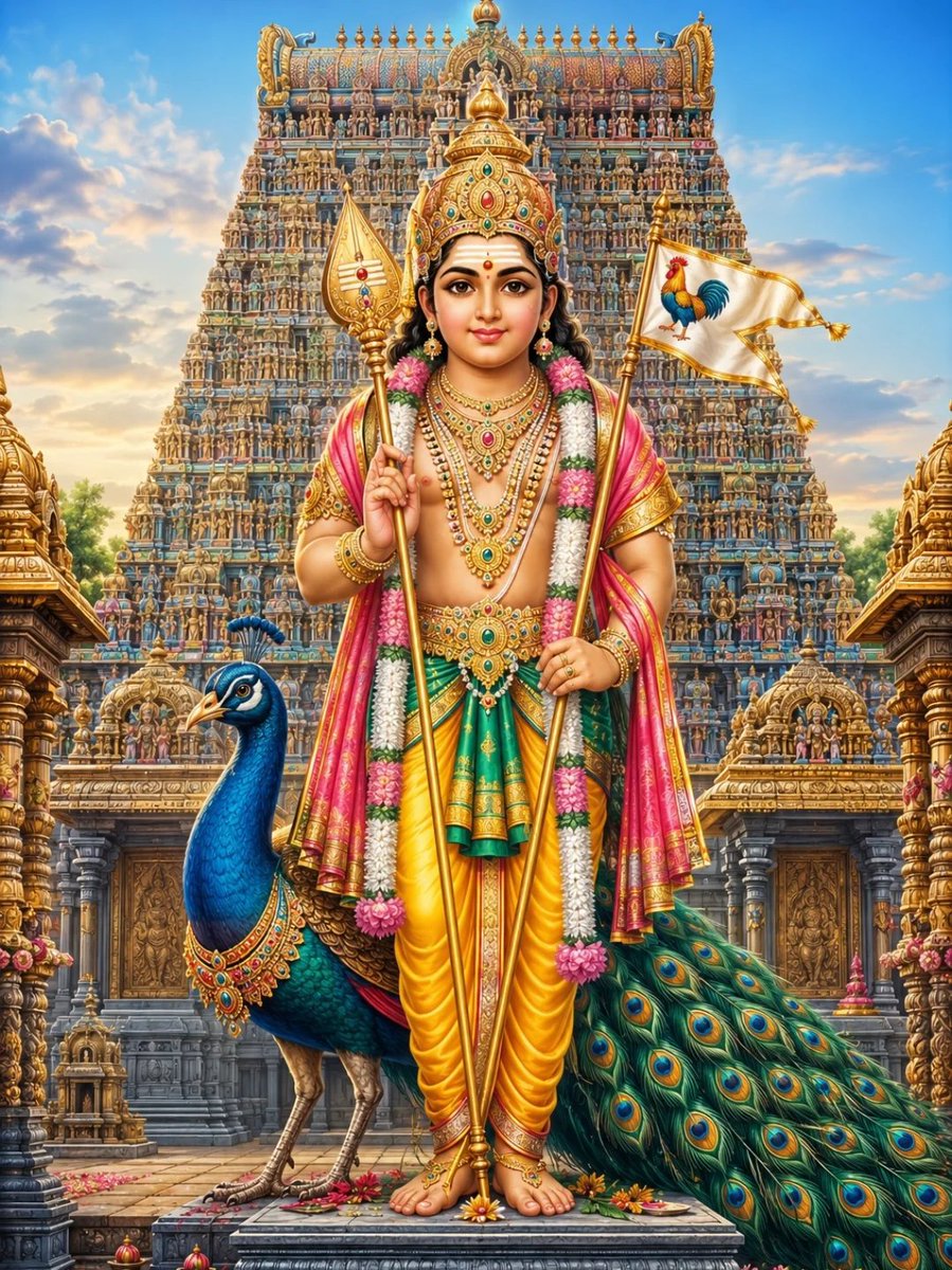 Venkatsriramul2's tweet photo. Om Muruga Sharanam. 🕉🌸 https://t.co/3eskmtilhb