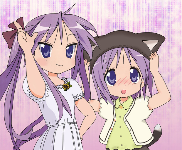 Yami02g's tweet photo. 今日は柊姉妹の誕生日🎂おめでとー！かがみ〜んつかさ〜
 #柊つかさ生誕祭 
 #柊かがみ生誕祭 https://t.co/9OmfjVVTHB