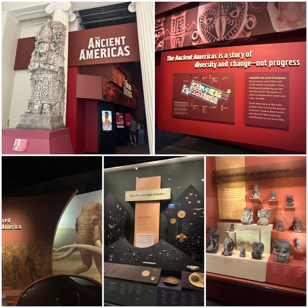 PresidentsVisit's tweet photo. We loved the exhibit on the Ancient Americas, with a lot of content I can use in my classes…and loved getting to see a quipu up close! 🏛️🦖🐘🪨💎 #Chicago #FieldMuseum #travelswithjoe #summerofjoe2026 https://t.co/qmA2Uyy8RT