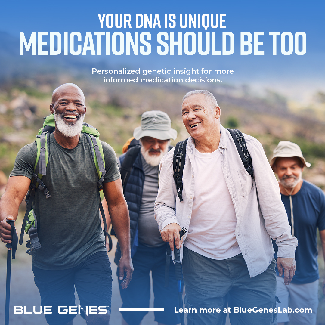 BlueGenes_Labs's tweet photo. Your DNA is unique. Medication decisions should be too.
PGx testing helps providers use genetic insight to support more informed medication decisions.
Ask your healthcare provider if Blue Genes can be part of your care.
#PGx #PrecisionMedicine #BlueGenes https://t.co/EiNqNqty6l