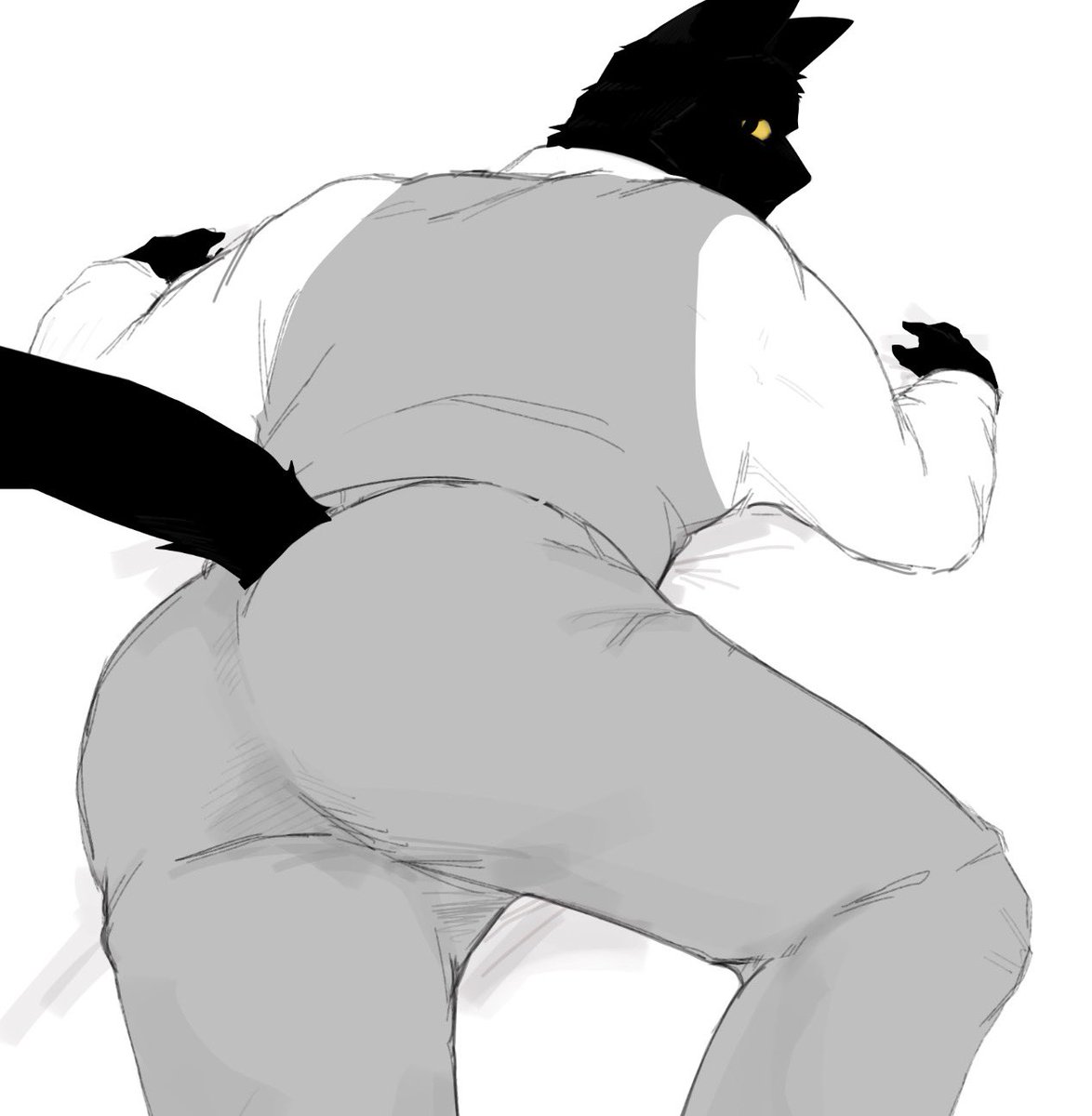 Bwoat3's tweet photo. secret agent drawing https://t.co/EDo1BnOR19