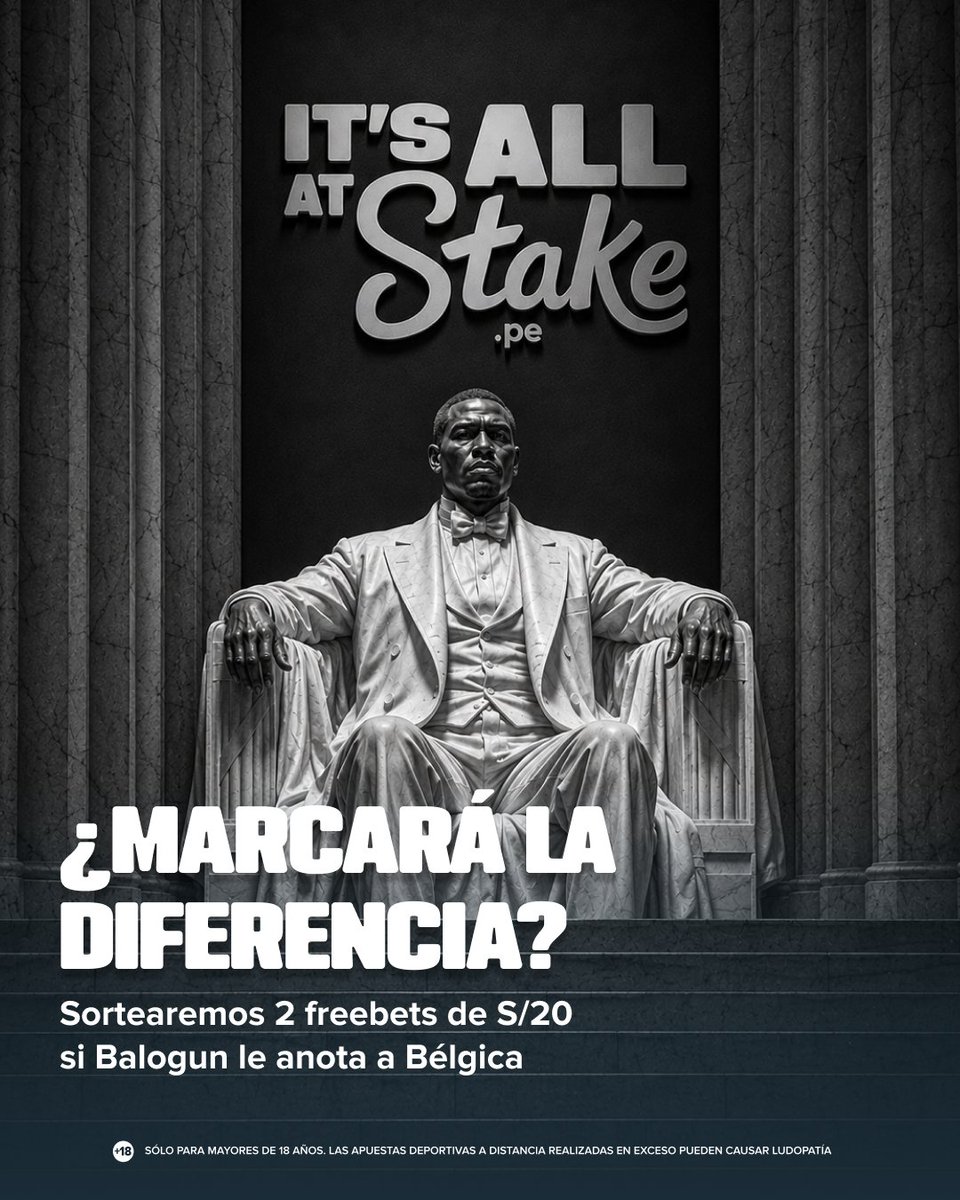 PeruStake's tweet photo. ¡ES HORA DE LA VERDAD! 🔥

En medio de toda la polémica por la anulación de la tarjeta roja de Balogun, EE. UU. se enfrenta a Bélgica en un duelo vital para los locales ⚽️

¿Cómo ganar? Dale RT y comenta tu user en los comentarios 🤟🏻

*Aplican T&amp;C. https://t.co/HmflDfBqUu