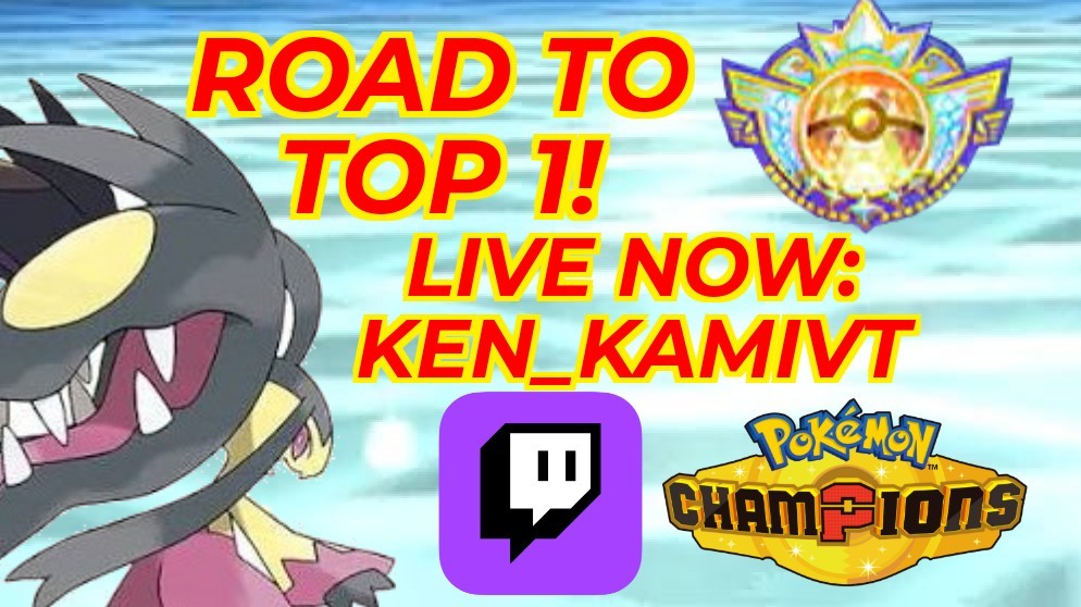 KenKamiVTuber's tweet photo. New Mega Mawile Team! Pokémon Champions Live ranked now!
Link 👇 (1/2) https://t.co/1fk6dr3cAa