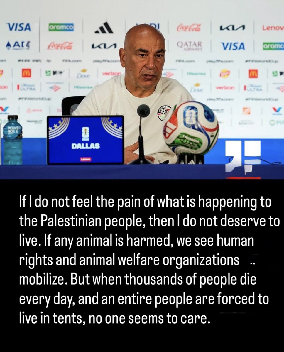 MosabAbuToha's tweet photo. Legendary Hossam Hassan, Egypt’s head coach, delivers yet another powerful statement today. https://t.co/nAtRz5877g