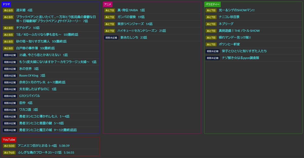 7/6 TVer 勇者ヨシヒコと導かれし七人 1～4話 山田孝之、木南晴夏