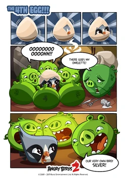 TheFeatherHed's tweet photo. What bothers me about TABM2 and likely 3 is how there was such cool storylines from the classic universe to base the film off of, but NOOO! they just had to turn Silver in to Red's love interest and ignore everything about the OG games. #TheAngryBirdsMovie https://t.co/GzXHPfdGVO