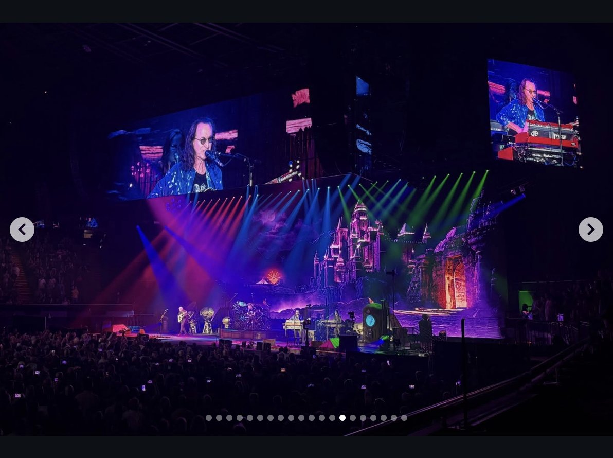 rushisaband's tweet photo. Mega pop star @SabrinaAnnLynn featured @RushTheBand's "The Trees" in an Instagram photo dump earlier today, where one of the highlighted photos was from one of Rush's recent LA shows where Carpenter was spotted ... https://t.co/asJiiP3gSH https://t.co/S0H2ifc1V0
