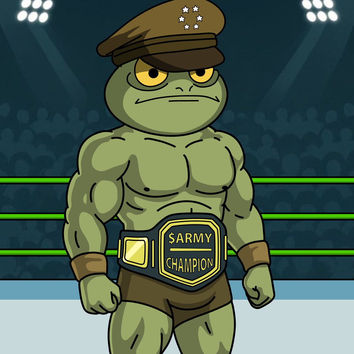 armycoinsol's tweet photo. Built for battle, crowned by conviction 💪🏆 https://t.co/d9fxgFKySM