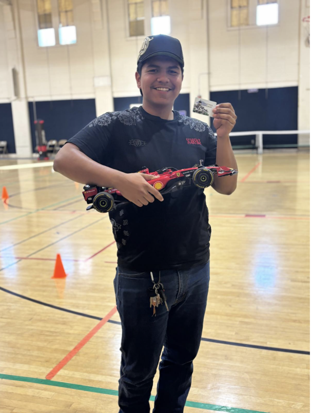 CatholicCharSCC's tweet photo. Gilroy Late Night Gym brought the fun with remote‑control race car battles! Youth showed focus, sportsmanship, and big energy as they raced for the fastest time—plus a gift card prize! Every participant left with smiles, new friendships, and great memories. #CCSCC #latenightgym https://t.co/ckupYoZCp1