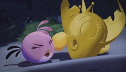 TheFeatherHed's tweet photo. What bothers me about TABM2 and likely 3 is how there was such cool storylines from the classic universe to base the film off of, but NOOO! they just had to turn Silver in to Red's love interest and ignore everything about the OG games. #TheAngryBirdsMovie https://t.co/GzXHPfdGVO