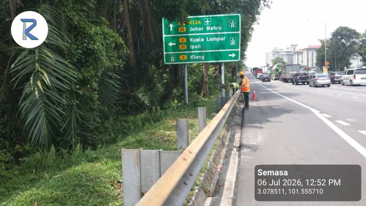 JkrPetaling's tweet photo. 🚧 07/07/26:-Kerja-kerja pembersihan telah dilaksanakan oleh pihak konsesi Roadcare di Jalan Puchong - S. Alam FT286.⁣

#DeliveryIsOurPriority
#IAMJKR
#JKRsynergy
#KITAJKRSELANGOR
#KITACEKAP https://t.co/DYdJNPuugy