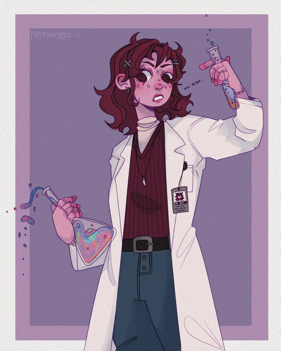 l4neybuggz's tweet photo. two attacks I did for my friends for our dnd campaign!!! <3 #artfight https://t.co/Ix2QCB2nWm