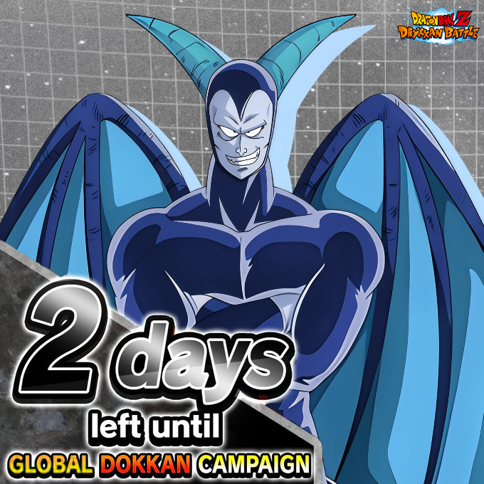Dokkan_Cbx462's tweet photo. /
2⃣ days until the #GlobalDokkanCampaignConcept!
\
Get rewards by clearing the daily mission!✨
———————————
The "GLOBAL DOKKAN CAMPAIGN 2026 CONCEPT" begins on 2 days from now! #dokkanbattle #dragonball #DB #DBZ #DBS #dragonballgt https://t.co/uGb3c13C6J