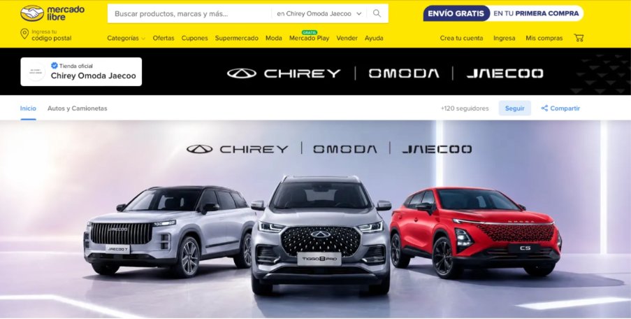 japonton's tweet photo. Chirey, OMODA y JAECOO han inaugurado su tienda oficial en Mercado Libre México, facilitando a los usuarios la exploración de su catálogo vehicular, información técnica y contacto con asesores certificados. LINK - https://t.co/f3MDWiDaT2 https://t.co/qGgE2hcurD