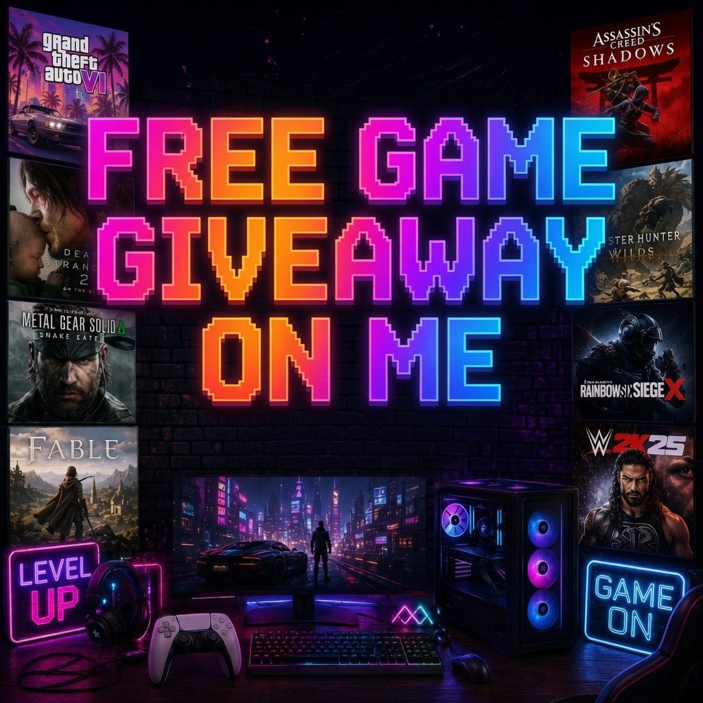 LastLightStd's tweet photo. FREE GAME OF YOUR CHOICE-ON ME

Win any game of your choice currently available for purchase(Including preorders, standard edition)

✅FOLLOW(@LastLightStd) 
🔀REPOST
❤️LIKE

Comment 🎮GAME OF CHOICE and 🖥️PLATFORM(PS, XBOX, NINTENDO and PC)

I'll pick a WINNER tomorrow🎇 https://t.co/j9JvMkeFhq