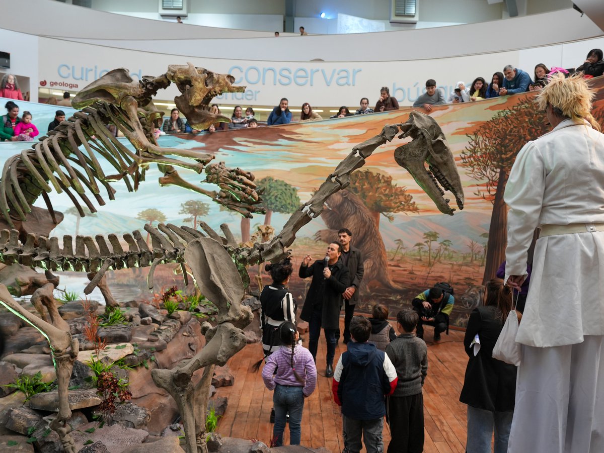 marcerodio's tweet photo. 🦖✨ ¡Estas vacaciones de invierno te esperamos en el Museo Provincial de Ciencias Naturales! 

Inauguramos un nuevo espacio inmersivo con un impactante mural del artista Vato (Franco Cervato), una propuesta que combina arte contemporáneo y tecnología para transformar la visita al museo en una experiencia interactiva y sensorial, ideal para disfrutar en familia.

Además, durante el receso invernal vas a encontrar una programación especial con talleres, cine, experiencias y propuestas para descubrir, crear y divertirse.

🎟️ Todas las actividades son gratuitas y están pensadas para públicos de todas las edades.

¡Viví unas vacaciones llenas de ciencia, cultura y diversión! 🦕

#CórdobaEsCultura #HacerParaCrecer