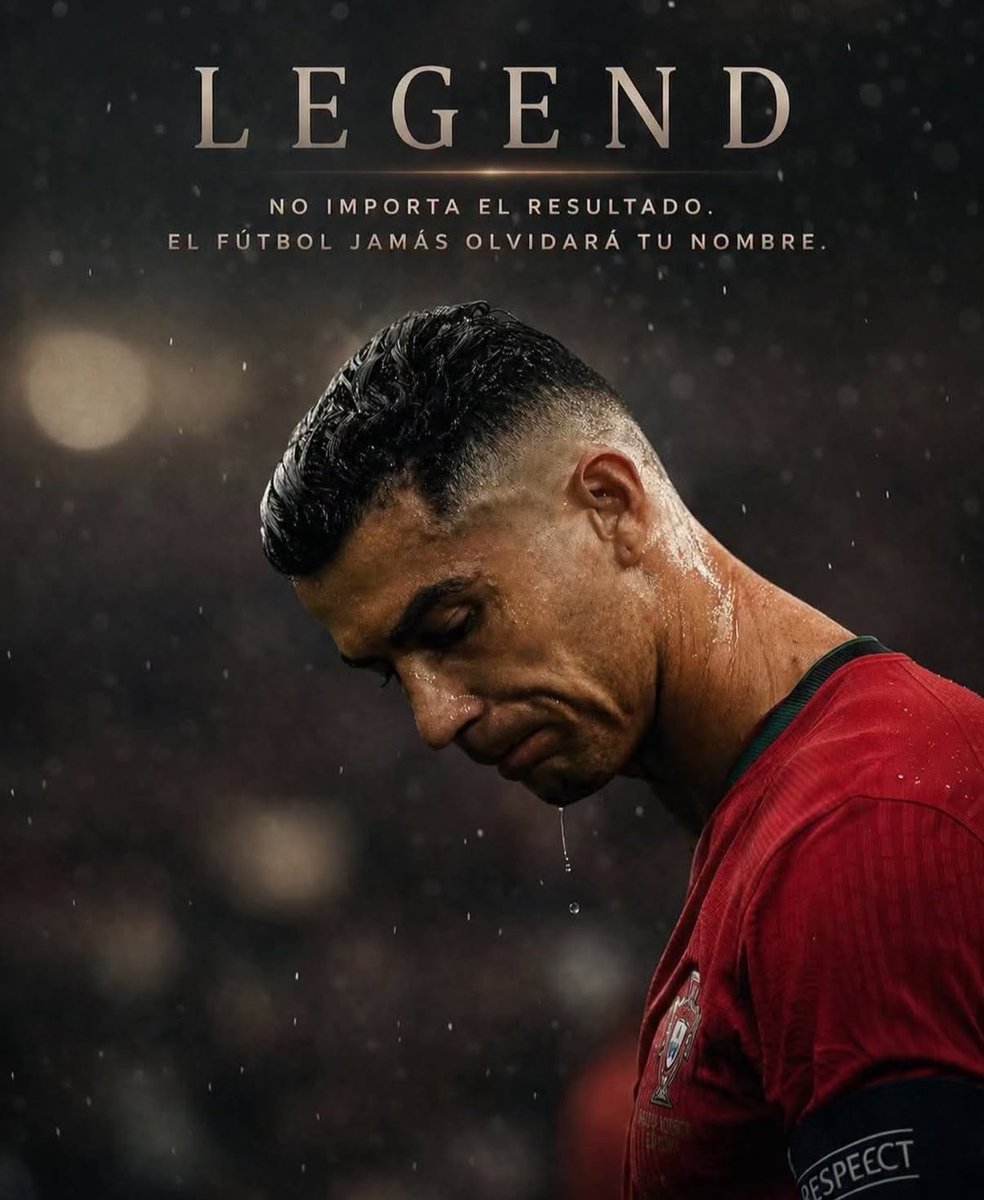 aysnraysays's tweet photo. Don't be sad because you did your best. You will always remain a legend! ✊🏻❤️‍🔥 @Cristiano https://t.co/5WeH8Udumn