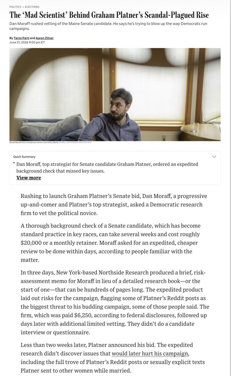 rohmerfan1127's tweet photo. The “ambitious, corner-cutting” Berniecrat political strategists cracking up when asked how they vetted Platner have a history of unprincipled, reckless, rushed recruitment and campaigning. The dangers of left-slopulism. https://t.co/PtGUiZ4U6S https://t.co/3iCEJs42Ie