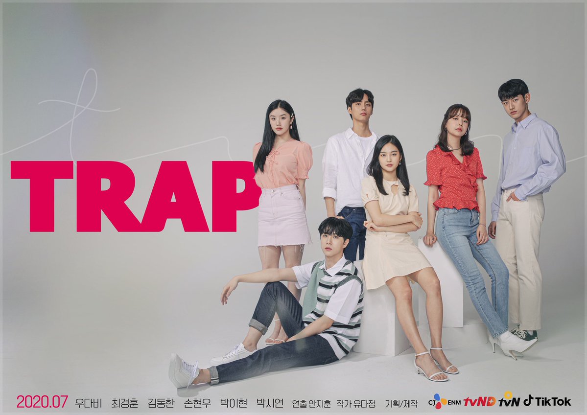 KDH_ent's tweet photo. we also have Trap (2020), actors run their character’s tiktok acc that follows the storyline. post vids together, unfollows/delete posts when someone broke up, comments on each other’s videos… makes the viewers feel that it’s real and they are also in the series

must watch!! 💯 https://t.co/27kys8UJD4