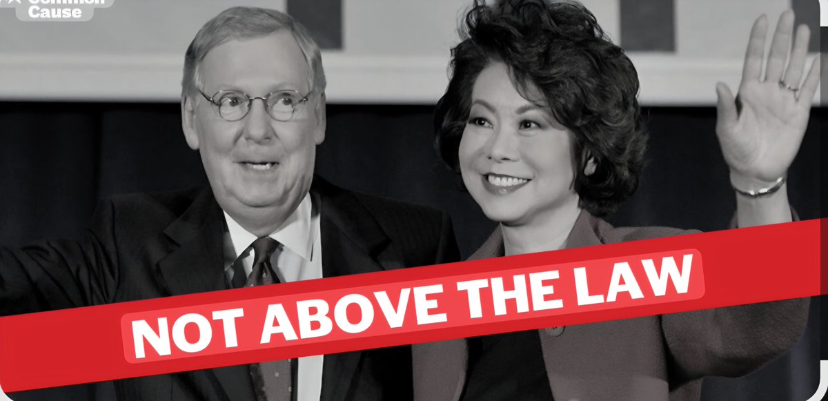 Chicago1Ray's tweet photo. Elaine Chao, McConnell's wife's foreign travel to China after reports now surfacing that he's clinically brain dead should be looked at by the @FBI

Does she have connections to the (CCP) https://t.co/zSyOXsJvnw