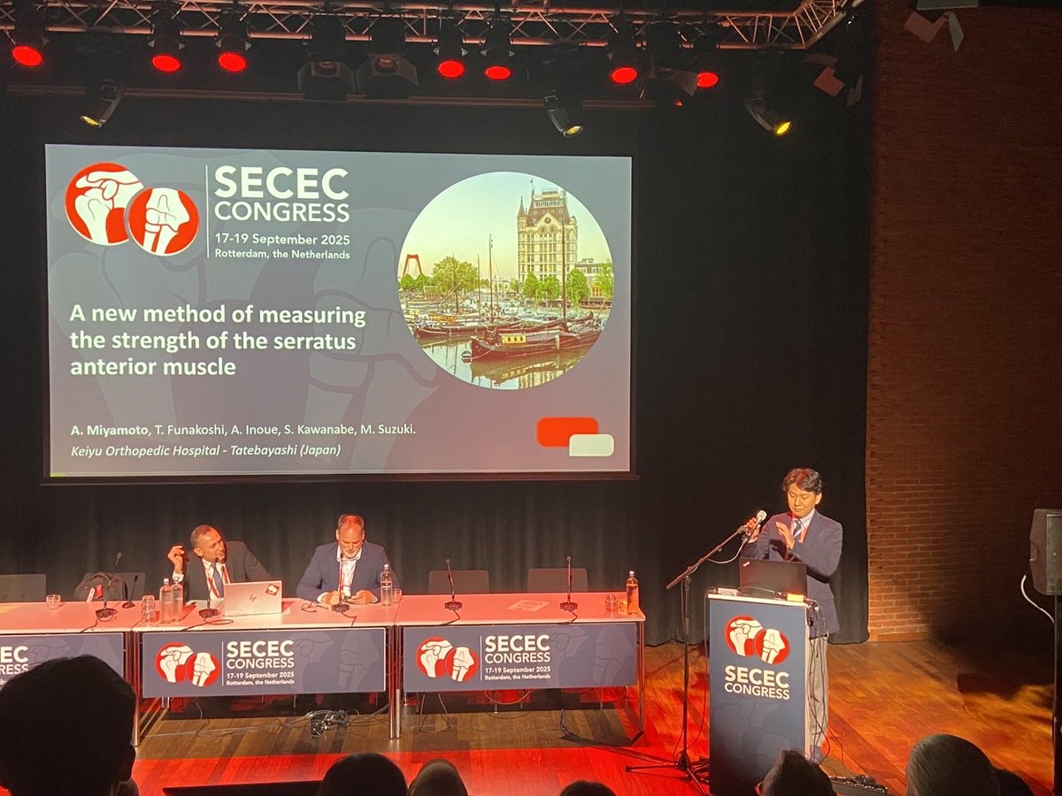 ReHabase3's tweet photo. 昨年の9月にSECEC(欧州肩肘学会)で発表をしてきました。
内容は前鋸筋筋力の新しい計測方法についてです。学会でいただいた質問をもとにデータを見直し論文作成に向けてがんばっています。
美しいオランダの景色とともにお知らせいたします。 https://t.co/Lcq8lkiZcf