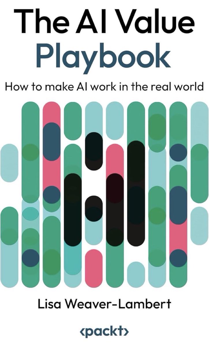 KirkDBorne's tweet photo. The AI Value Playbook — How to make AI work in the real world (with insights from many different experts — developers & practitioners): https://t.co/FXsXDyvLkW v/ @PacktDataML
—————
#GenAI #MachineLearning #ML #DataScience #DataScientist #CDO #CTO #CEO #CMO #CAIO https://t.co/quXZPPEUAT