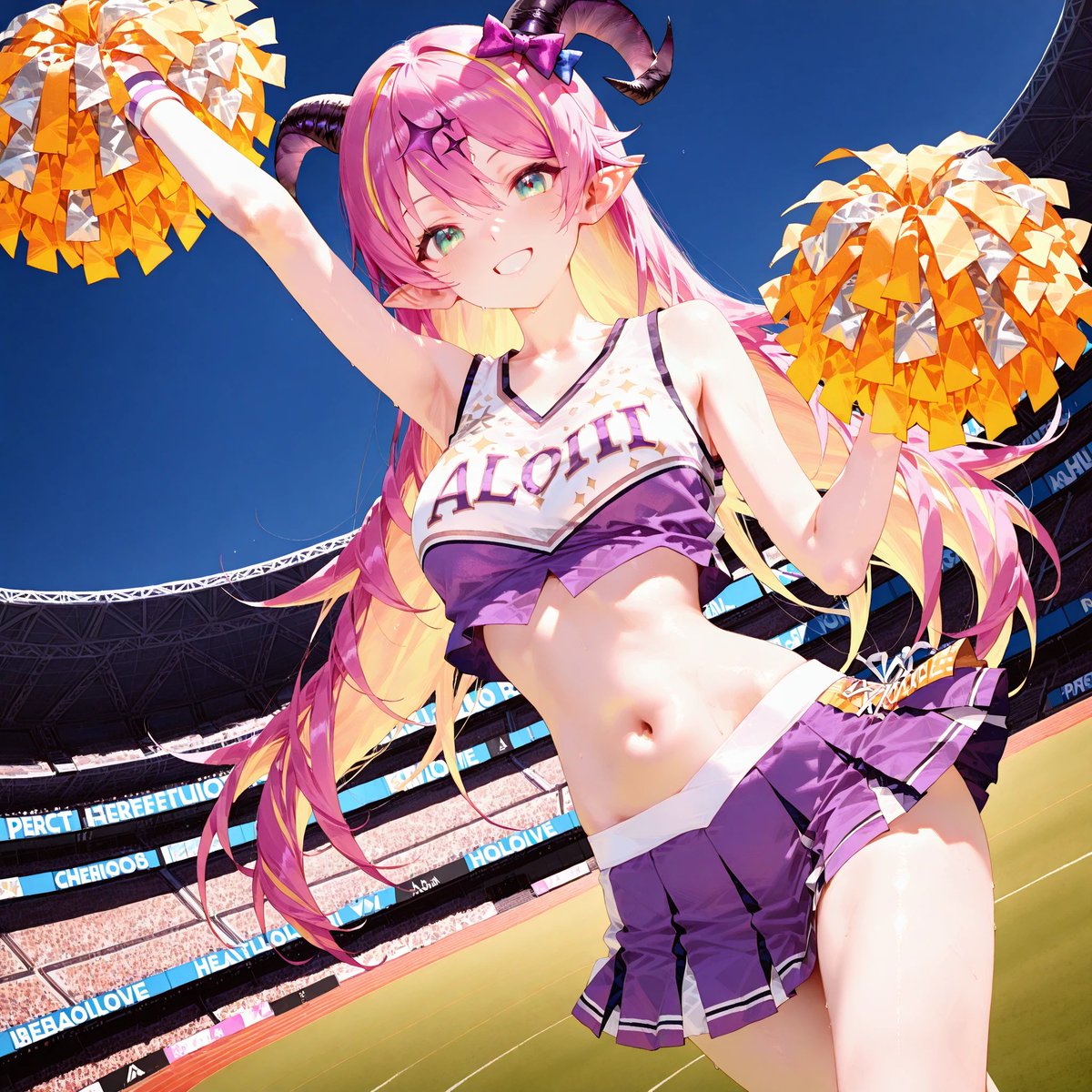 魔乃アロエ/ホロライブ Mano Aloe / Hololive SFW illustration #魔乃