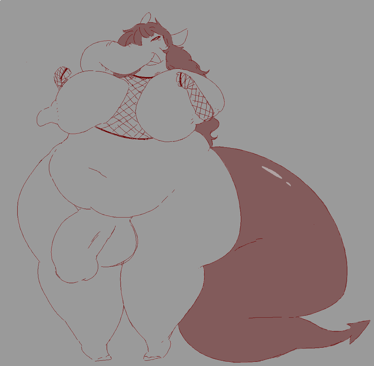 pizzarikk's tweet photo. drew tapir in drawpile @BakuJuices https://t.co/4ZN98oBq6U