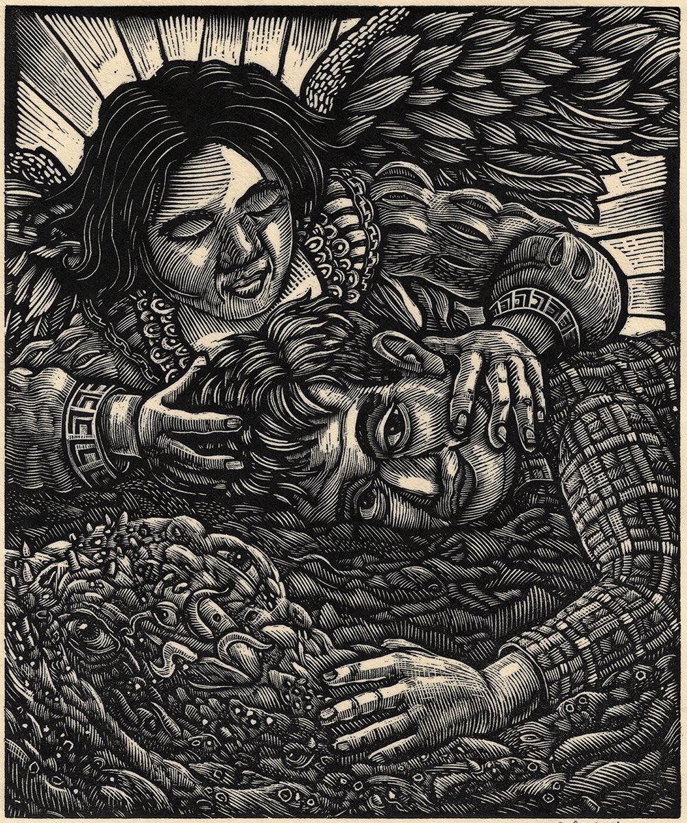 midwestgomez's tweet photo. "Strays" - 6x5" - wood engraving on kitatkata paper
Available now on Etsy: https://t.co/bmfDRZsh3c
#woodengraving #printmaking #artforsale https://t.co/npaqYBTuBB