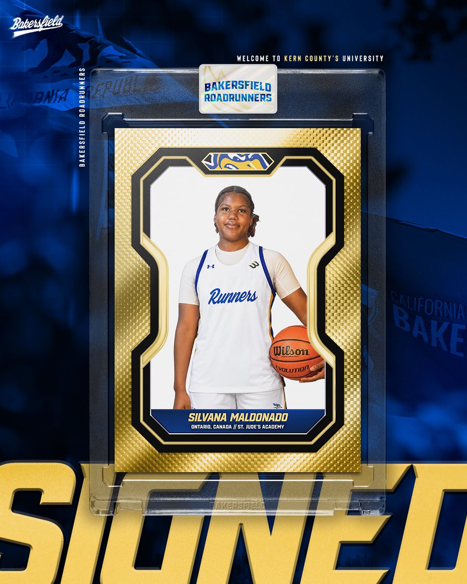 csub_wbb's tweet photo. The last piece to our puzzle! 🧩👌

Welcome to 𝓑𝓪𝓴𝓮𝓻𝓼𝓯𝓲𝓮𝓵𝓭, Silvana! 

Silvana Maldonado
Ontario, Canada 

#RunnersOnTheRise https://t.co/kHlEucHHXh