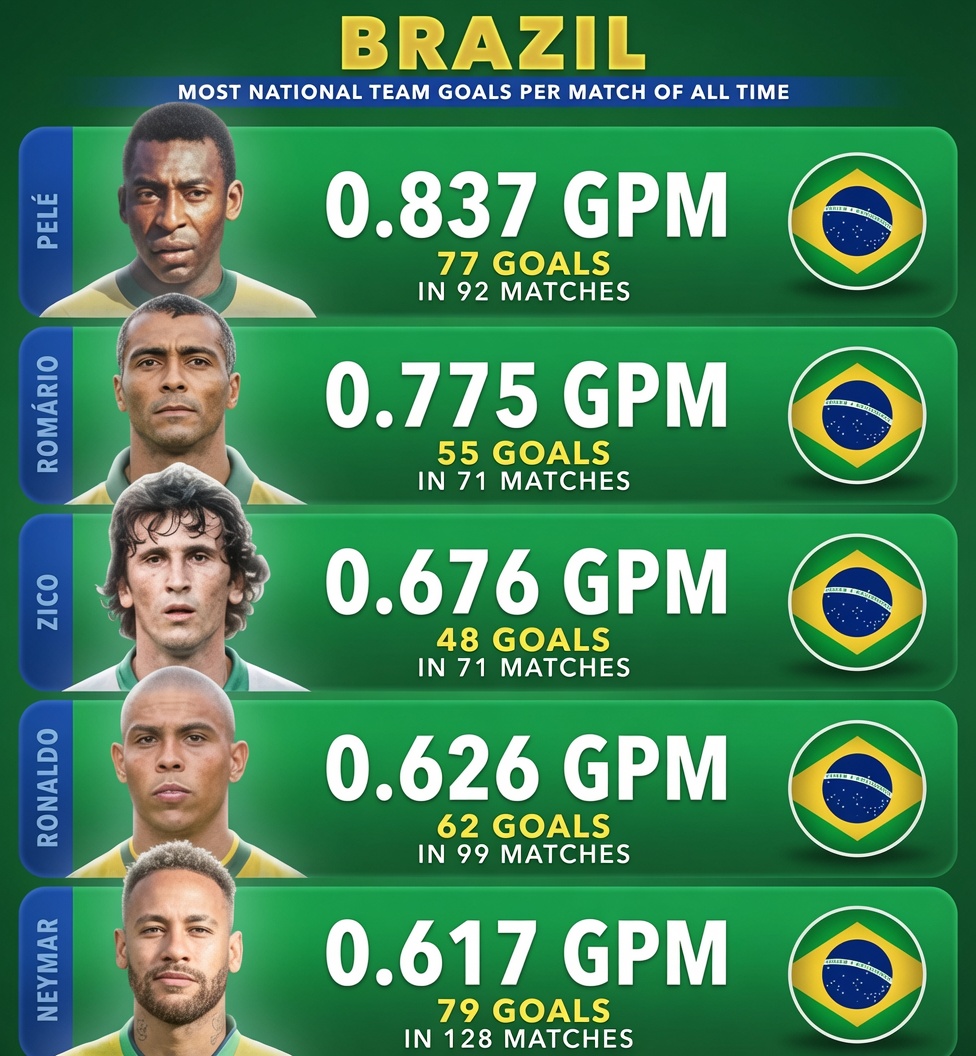 RapazdoCharuto's tweet photo. @Kabulozocensura Tá refutado, seu otário! Se você tivesse se dado ao trabalho de dividir o número de gols pelo número de partidas, saberia que Neymar é o que teve pior desempenho dos 5! https://t.co/hRv4Xx8tUC