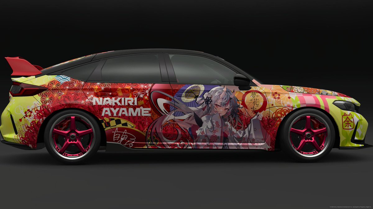 Rin38121's tweet photo. 今回の痛車はリクエストあった百鬼あやめさんとバニーガーデンっていうゲーム作品- ̗̀ 🎮𓈒⋆͛
全くどれも知らなくてネットで調べて世界観意識して作ってみました！
#hololive
 #百鬼あやめ 
#バニーガーデン https://t.co/071WXUfusY