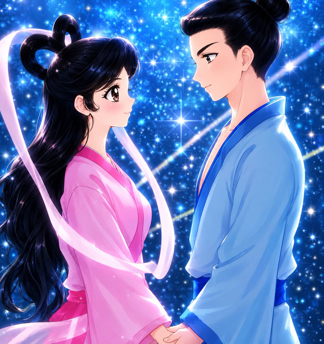 今日はそういえば七夕ですね♪ 織姫と彦星が素敵な夜を過ごせたらいい