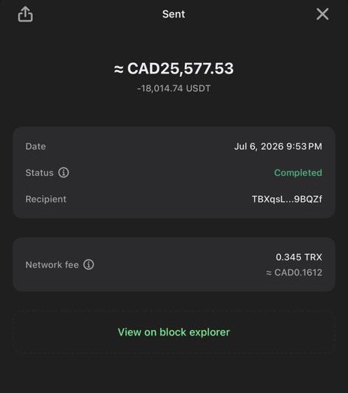 hitmanusd's tweet photo. I’ve been a loyal Bybit user for years with zero issues, always respecting your terms and policies.
Today I transferred funds from my Trust Wallet via TRC20 (TRON) to my Bybit account. Once the transaction completed, my funds were locked. I can no longer trade, withdraw, or perform any actions on the platform.
I immediately contacted support but have received no response after several hours.
Please review and resolve my case urgently. This is very frustrating after years of consistent use for a platform I have very high regard for.
Transaction details available upon request. Kindly expedite. @Bybit_Official @BybitAfrica @BybitHelpdesk @benbybit 
#Bybit #BybitSupport